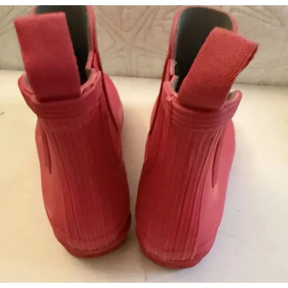 HUNTER WOMENS ORIGINAL CHELSEA GLOSS WOMEN RAIN BOOTS SIZE 7